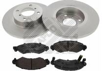 Kit disques et plaquettes de frein