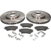 Kit Complet Disques Et Plaquettes De Frein ABS Avant + Arrière Pour Opel Insignia A CF7 - Neuf