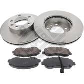 Kit disques et plaquettes de frein MAPCO - 47720