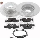 Kit disques et plaquettes de frein MAPCO - 47767HPS