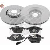 Kit disques et plaquettes de frein MAPCO - 47825HPS