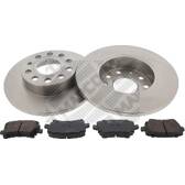 Kit disques et plaquettes de frein MAPCO - 47837