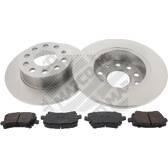 Kit disques et plaquettes de frein MAPCO - 47842