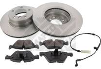 Kit disques et plaquettes de frein