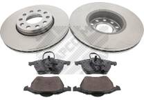 Kit disques et plaquettes de frein