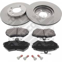 Kit De Frenos De Disco MAPCO 47685 - Disco Ventilado 252mm, Para Suzuki Swift, Opel Agila Y Otros