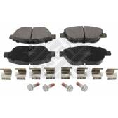 Kit di 4 pastiglie freno anteriori MAPCO - 6614