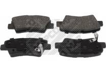 Rear brake pad set (4 pcs)