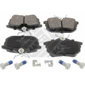 Rear brake pad set MAPCO - 6500