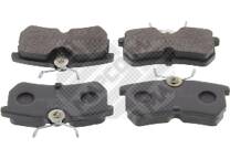 Rear brake pad set