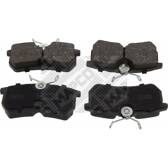 Rear brake pad set MAPCO - 6523