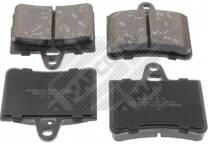 Rear brake pad set
