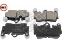 Rear brake pad set (4 pcs)