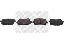 Rear brake pad set
