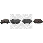 Set remblokken achter MAPCO - 6696