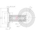 Disque de frein (à l'unité) MAXGEAR - 19-2273MAX