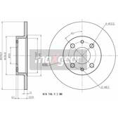 Brake disc (per unit) MAXGEAR - 19-0680