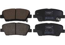Rear brake pad set