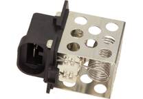 Series resistor, electric motor (radiator fan)
