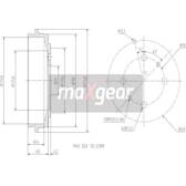 Tambour de frein MAXGEAR - 19-0831