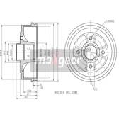 Tambour de frein MAXGEAR - 19-1030