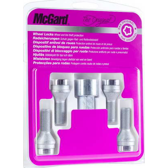 Roestvrij stalen anti-diefstalmoeren M6, M8, M10, M12, V2A, diefstalbeveiliging, V2A, diefstalbeveiliging, 4-gaten (4 moeren, 1 moeren, M6