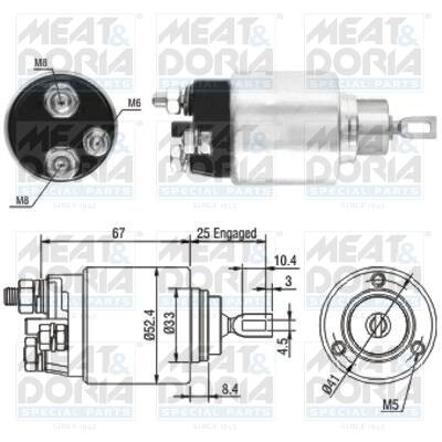 Solenoid Switch, starter