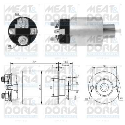 Solenoid Switch, starter