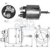 Interruptor electromagnético, motor de arranque MEAT AND DORIA - 46009
