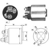 Magneetschakelaar, startmotor MEAT AND DORIA - 46011
