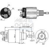 Magneetschakelaar, startmotor MEAT AND DORIA - 46019