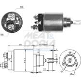 Magneetschakelaar, startmotor MEAT AND DORIA - 46032