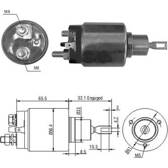 Magneetschakelaar, startmotor MEAT AND DORIA - 46067
