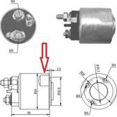 Magneetschakelaar, startmotor MEAT AND DORIA - 46086
