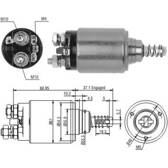 Magneetschakelaar, startmotor MEAT AND DORIA - 46116