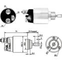 Magneetschakelaar, startmotor MEAT AND DORIA - 46129