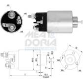 Magneetschakelaar, startmotor MEAT AND DORIA - 46157