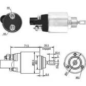 Magneetschakelaar, startmotor MEAT AND DORIA - 46181