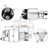 Solenoid, startmotor MEAT AND DORIA - 46281