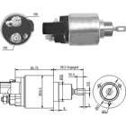 Solenoid Switch- starter MEAT AND DORIA - 46279