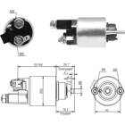 Solenoid Switch- starter MEAT AND DORIA - 46298