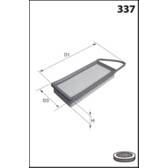 Air Filter MECAFILTER - ELP9500