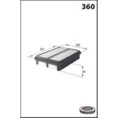 Air Filter MECAFILTER - ELP9513