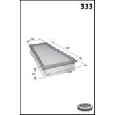 Filtre à air MECAFILTER - ELP9064