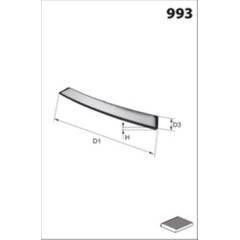 Filtre d'habitacle MECAFILTER - EKR7098