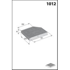 Filtre, air de l'habitacle MECAFILTER EKR7228