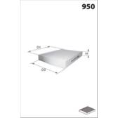 Filtre habitacle MECAFILTER - JLR7234