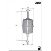 Fuel filter MECAFILTER - ELE3592