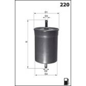 Fuel filter MECAFILTER - ELE6011