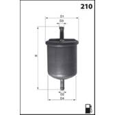 Fuel filter MECAFILTER - ELE6039